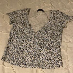 floral gina top from brandy melville